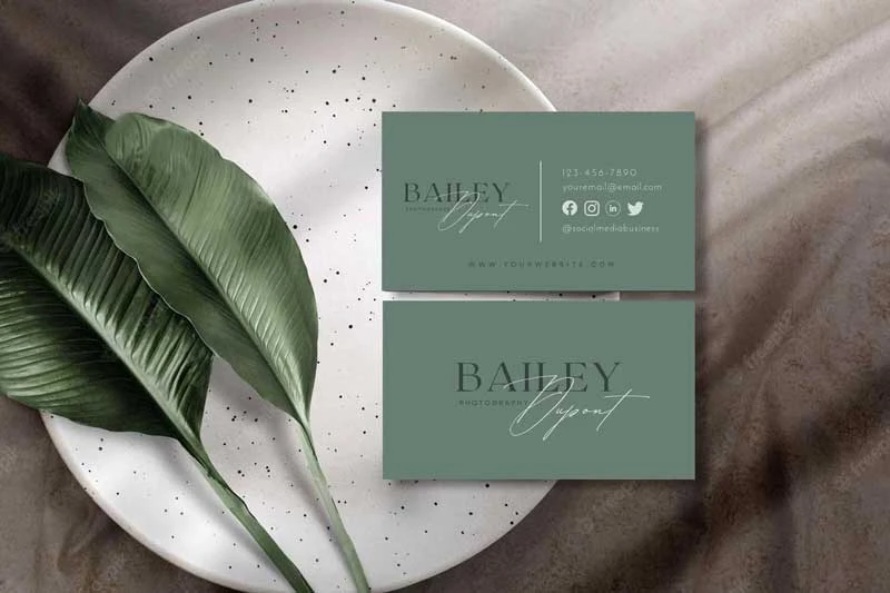 Danh thiếp Sage Green